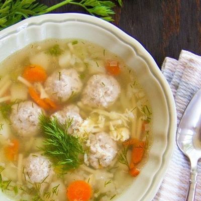 Легкий суп с фрикадельками: проверенный рецепт