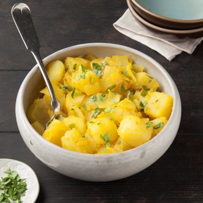 Пряная тушёная картошка по-индийски