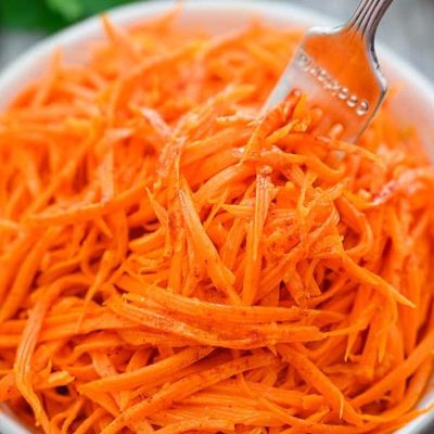 Лёгкий морковный салат - постный рецепт