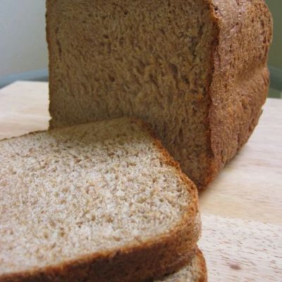 Воздушный цельнозерновой хлеб в хлебопечке