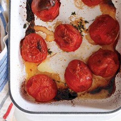 Жареные помидоры - сочный гарнир ко вторым блюдам