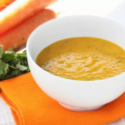 Постный морковный суп-пюре для всей семьи