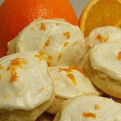Простые апельсиновые печеньки к новогодним праздникам