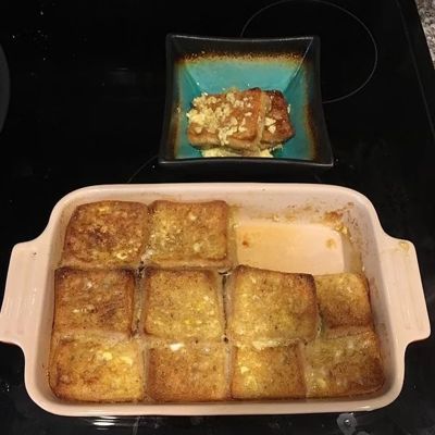 Оригинальные запеченные тосты в духовке