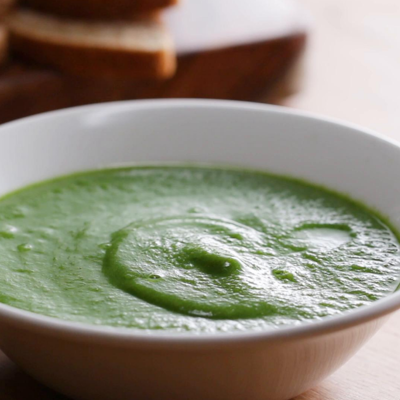 Простой крем-суп из брокколи - только 4 ингредиента