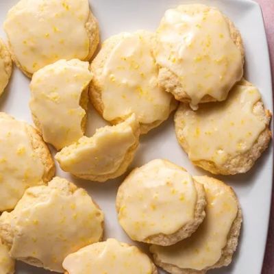 Сырное печенье с лимонной глазурью - рецепт ароматной выпечки