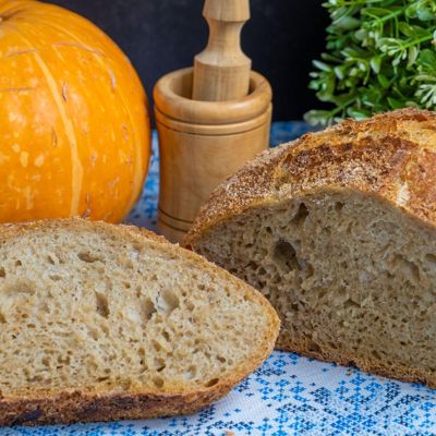 Пшеничный хлеб с цельнозерновой мукой