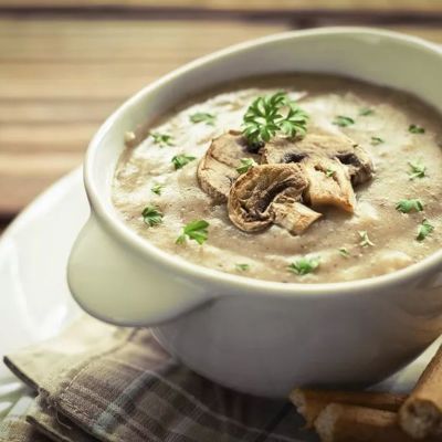 Полезный грибной суп за 20 минут
