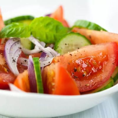 Диетический овощной салат за 5 минут