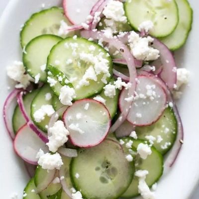 Простой и вкусный овощной салат за 10 минут
