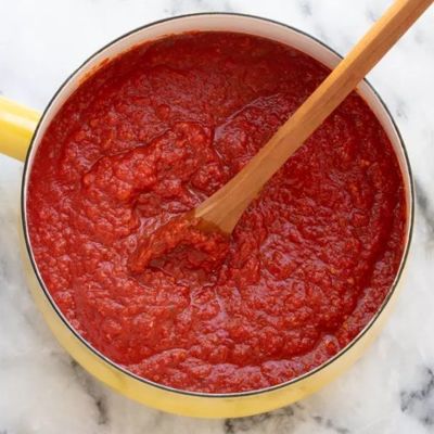 Домашний томатный соус для пиццы за 15 минут
