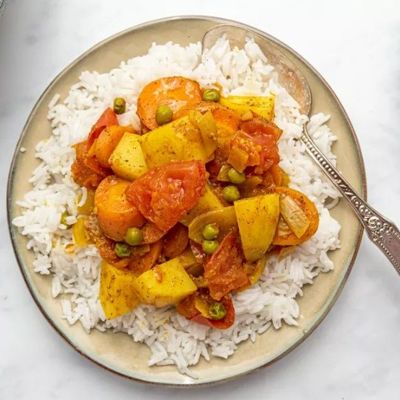 Пряное овощное карри по-индийски за 35 минут
