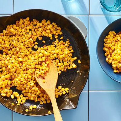 Жареная кукуруза на сковороде за 25 минут