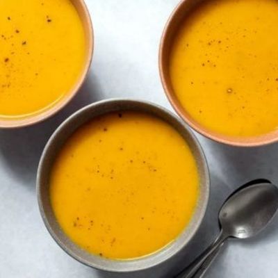 Постный крем-суп из тыквы и моркови час и готово