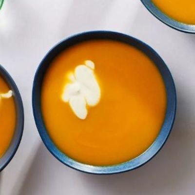 Тыквенный суп-пюре с имбирем простой и очень ароматный