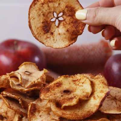 Яблочные чипсы из 3-х ингредиентов