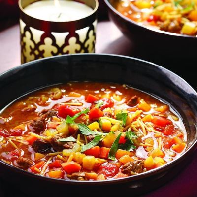 Марокканский рецепт супа Чорба из овощей и говядины