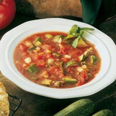 Очень простой рецепт итальянского супа с цуккини
