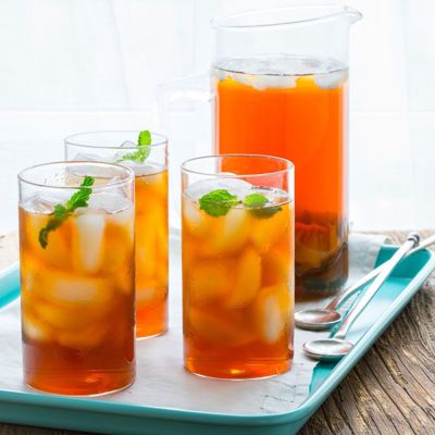 Холодный персиковый чай - лучший напиток августа