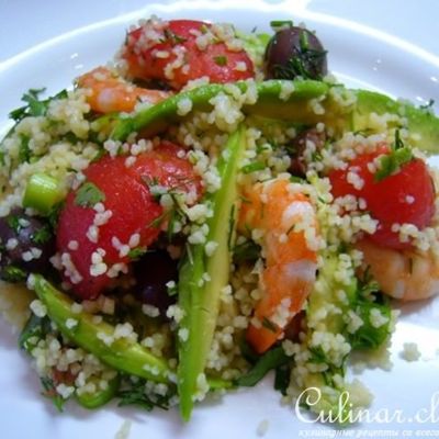 Салат с кускусом и овощами - пошаговый рецепт с фото на Готовим дома