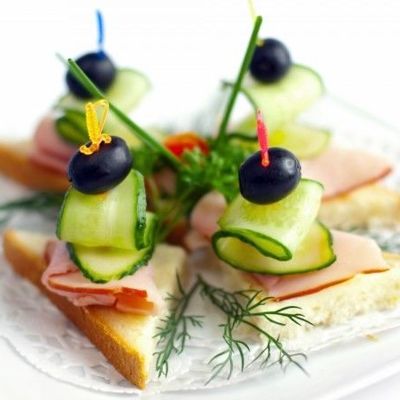 Канапе с перепелиным яйцом, черри и сыром фета Закуска на шпажках – пошаговый рецепт приготовления с фото