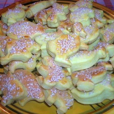Фигурное Рождественское печенье, пошаговый рецепт на ккал, фото, ингредиенты - Оля_К
