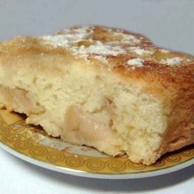 Вкусный быстрый пирог на кефире с яблоками в духовке – пошаговый рецепт с фото
