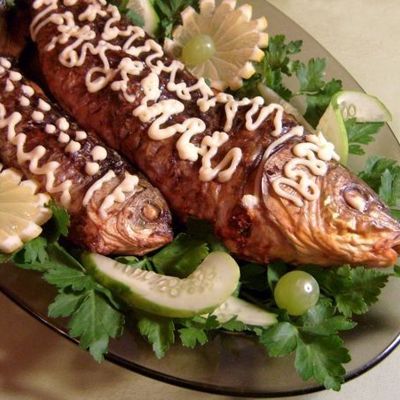 Фаршированная рыба (Гефилте фиш), пошаговый рецепт на ккал, фото, ингредиенты - Мальва