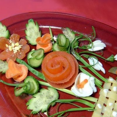 8 способов Украшения из овощей и фруктов