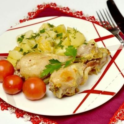 Два блюда в мультиварке, курица с гречкой на обед или ужин, простой рецепт на второе