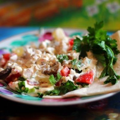 Восхитительный салат “Королевский” – с грибами и курицей