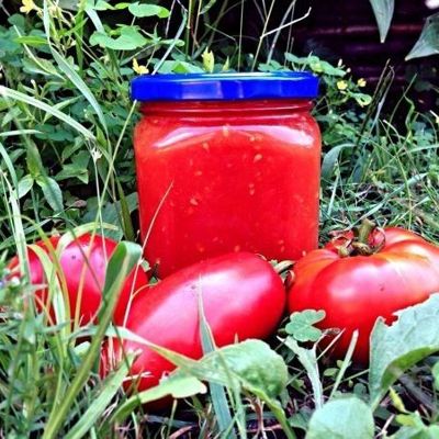 Салат из красных помидор без стерилизации на зиму - рецепт с пошаговыми фото