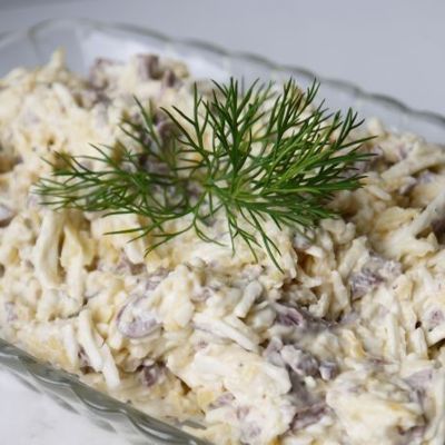 Салат с плавленым сыром, вкусных рецептов с фото Алимеро