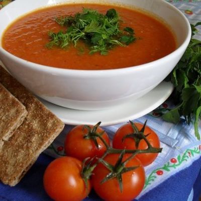 Как приготовить суп-пюре с цветной капустой и красной фасолью