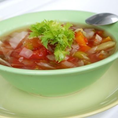 Суп из сельдерея. Вкусный овощной суп для похудения - без мяса