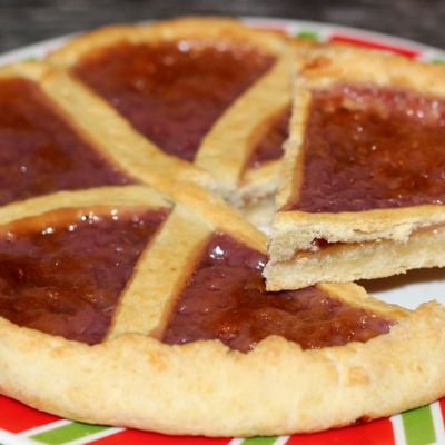 Пирог из творога с малиновым вареньем – пошаговый рецепт приготовления с фото