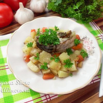 Запеченная СКУМБРИЯ с КАРТОШКОЙ в духовке