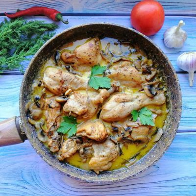 Курица с грибами — 19 рецептов с фото пошагово. Как приготовить курицу с грибами вкусно?