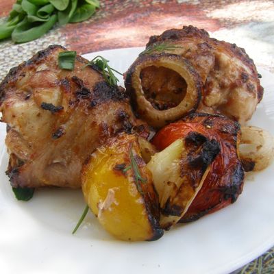 Шашлычки на шпажках из куриного филе | Кулинарные рецепты от Ксении Бон Бон