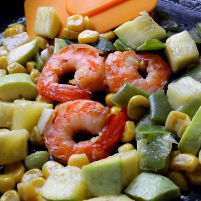 Теплый салат с морепродуктами, вкусных рецептов с фото Алимеро