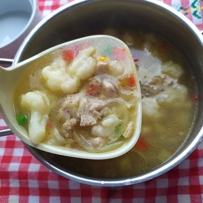 Крем-суп из брокколи и цветной капусты на кокосовых сливках – пошаговый рецепт приготовления с фото