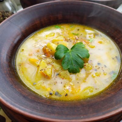 Суп из рыбных консервов в мультиварке: рецепт с фото