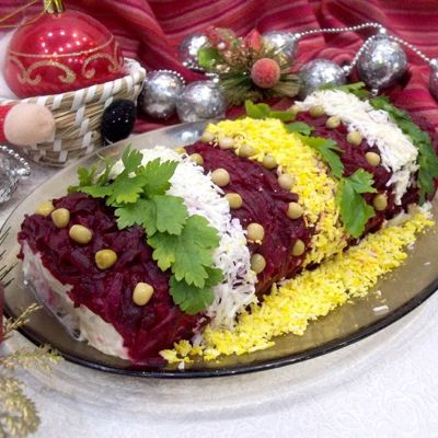 Салат лисий хвост - пошаговый рецепт с фото