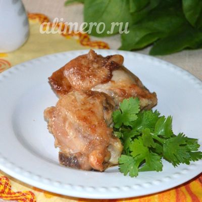 Простой рецепт жареной курицы - Фото-рецепты пошагового приготовления