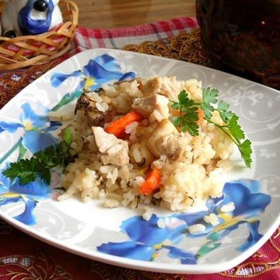 Курица с капустой и рисом - рецепт автора Марина Петрушенко ✈