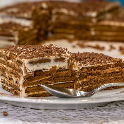 Десерт из печенья без творога - рецепты с фото