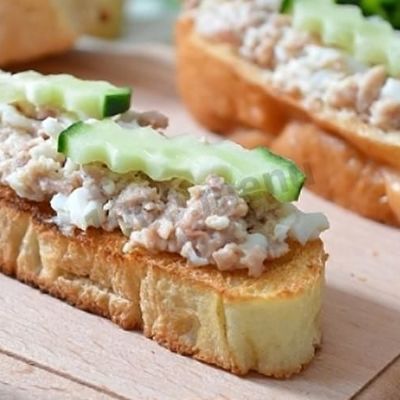 Печень Трески Бутерброды Фото