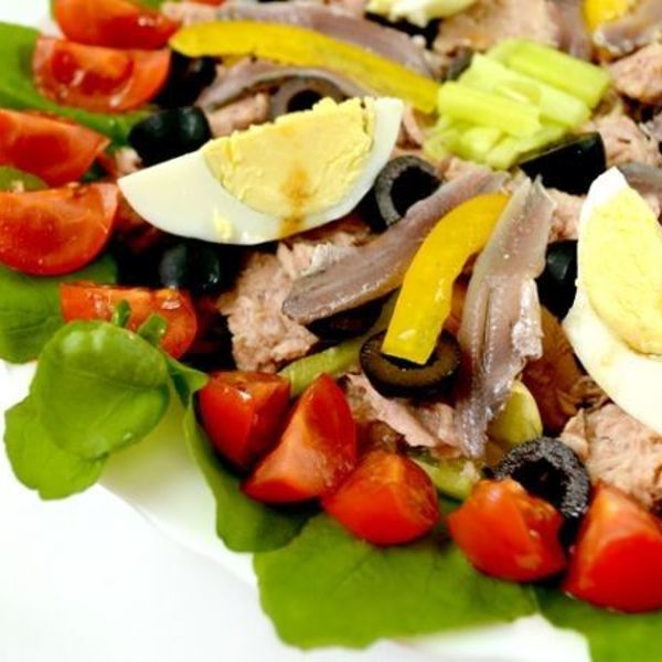 Классический салат нисуаз - как приготовить просто — Шуба