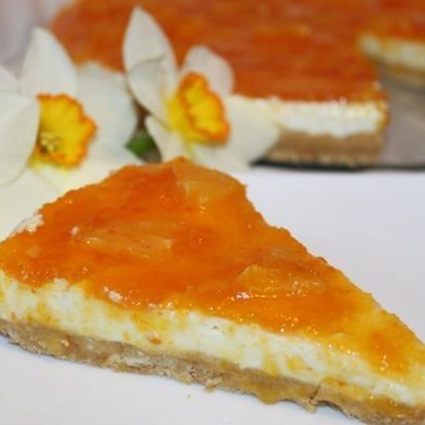 Творожно-апельсиновый пирог
