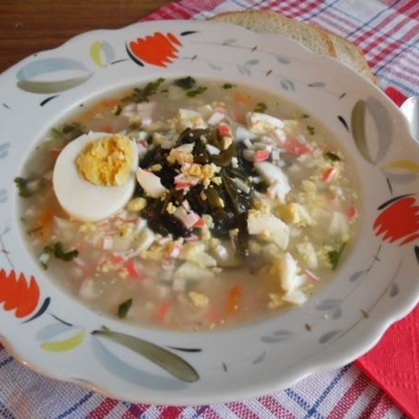 Суп из морской капусты с яйцом рецепт с фото пошагово | Рецепт | Идеи для блюд, Суп, Еда